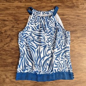 Ann Taylor Silk Halter Style Top Women's Size 0P
